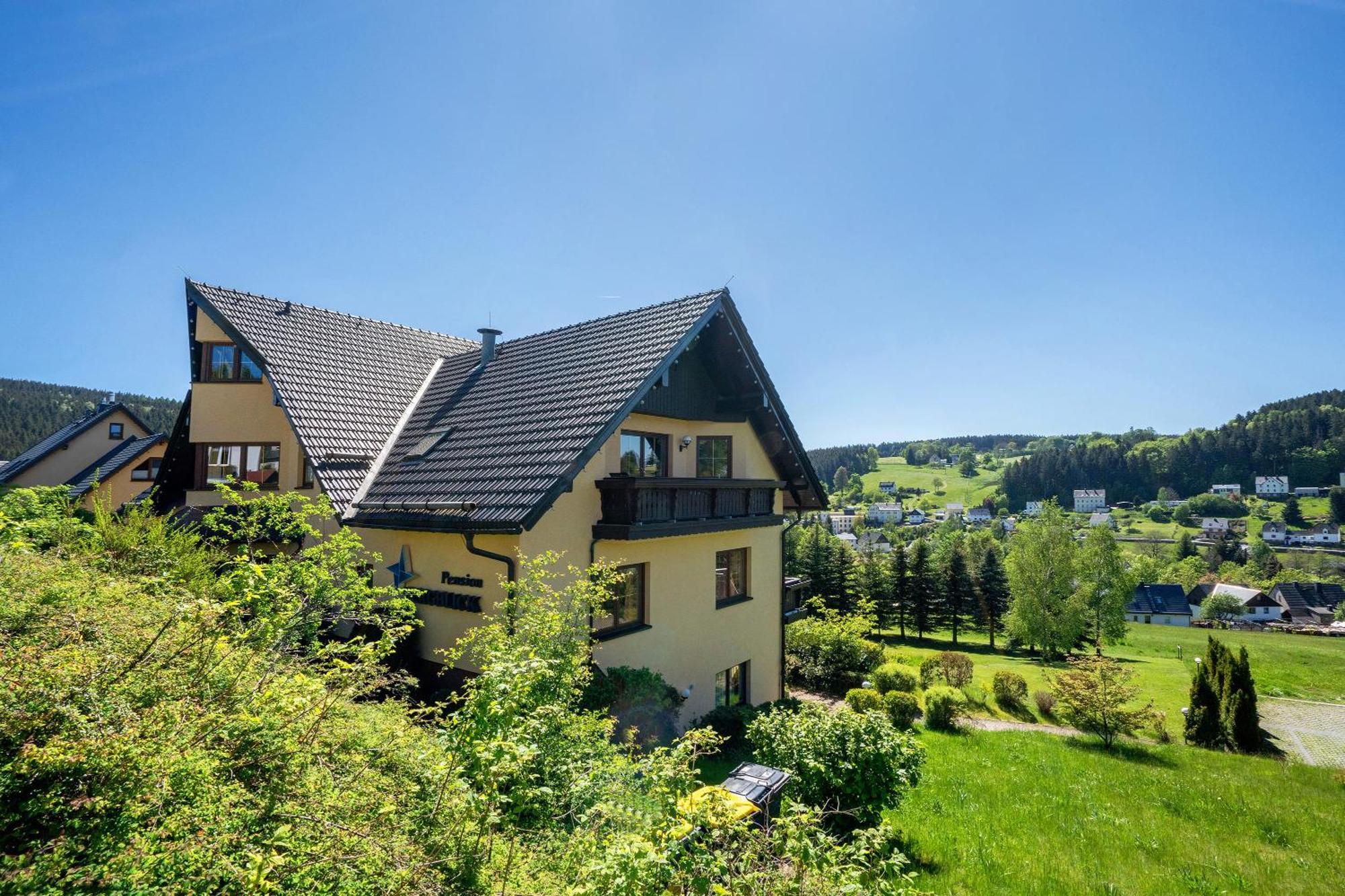 Pension Bergblick Marienberg Exterior foto